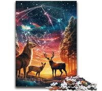 Jigsaw Puzzles for Adults 1000 Piece Starling Grove Deer Adult Puzzles,Toys Educational Games Stress Relieving Unique Birthday And Gifts (38x26cm)