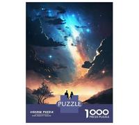 Jigsaw Puzzles for Adults 1000 Piece Starry Romance Landscape Jigsaw for Adults Fun Games Wall Art Unique Birthday And Xmas Gifts 38x26cm/1000pcs