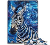 Jigsaw Puzzles for Adults 1000 Piece Starry Sky Zebra Teenager Jigsaw,Family Game Stress Reliever Difficult Challenge Suitable for Couples (75x50cm)