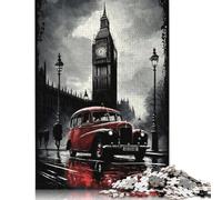 Jigsaw Puzzles for Adults 1000 Piece Street Art London Paperboard Puzzles for Adults Funny 1000pcs (38x26cm)