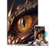 Jigsaw Puzzles for Adults 1000 Piece Stunning Dragon Eye II Puzzles for Adults,Challenging Game for Is Ideal As A Gift for The Whole Family (size 38x26cm)