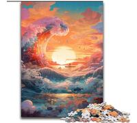 Jigsaw Puzzles for Adults 1000 Piece Sun on The Sea Jigsaw Gift DIY Fun Suitable for Home Living Room Office Decoration (size : 50x75cm)