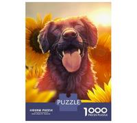 Jigsaw Puzzles for Adults 1000 Piece Sunflowers And Happiness Puzzle for Adults Brain Teaser Game Enhance Memory Fun at Home Activities, 52x38cm/1000pcs