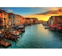 Jigsaw Puzzles For Adults 1000 Piece Sunset in Venice Italy Europe Photo Photograph Family Funny Challenging Holiday Puzzles for Adults Puzzle Gift for Women Men Seniors