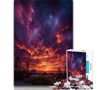 Jigsaw Puzzles for Adults 1000 Piece Sunset Landscape,Learning Educational Toys Family Games Educational Game for Birthday,Chrismas (38x26cm)