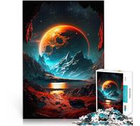 Jigsaw Puzzles for Adults 1000 Piece Sunset Of Stellar Lernspiele DIY Spielzeug Wunschliste mit dem Weihnachtsmann38x26cm
