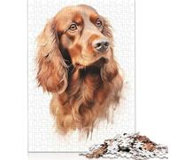 Jigsaw Puzzles For Adults 1000 Piece Sussex Spaniel Portrait Puzzle Jigsaw For Adults Challenging Game 1000pcs (38x26cm)
