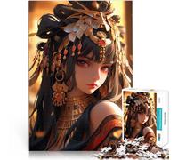 Jigsaw Puzzles for Adults 1000 Piece Sweet Cleopatra Dekomprimierendes intellektuelles Lernspielzeug tolles Geschenk75x50cm