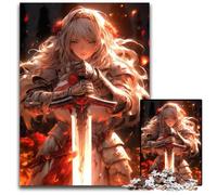 Jigsaw Puzzles for Adults 1000 Piece Sword Maiden Slayer Impossible Jigsaw Puzzles for Adults Challenging DIY Brain Teaser for Teenagers 1000 PCS(75x50cm)