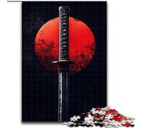 Jigsaw Puzzles for Adults, 1000 Piece Sword Under The Moon Jigsaw Ideal for Lover, Perfect Christmas, New Year, Valentine's Gift (size 50x75cm)