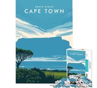 Jigsaw Puzzles for Adults 1000 Piece Table Mountain Cape Town Learning Educational Toys for Educational Game For Family Fun Funny Gifts (Size 75x50cm)