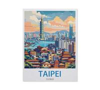 Jigsaw Puzzles for Adults 1000 Piece，Taipei Taiwan，Difficult Puzzle Perfect Educational Gift for Boys and Girls（50x70cm）-EC31