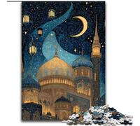 Jigsaw Puzzles for Adults 1000 Piece Taj Mahal at Night Puzzle for Home Decor, Ideal Christmas & New Year Gift for Teenagers (size 50x75cm)
