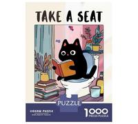 Jigsaw Puzzles for Adults 1000 Piece Take A Seat Sweet Cheeks Puzzles for Adults Relaxing Games A Work of Art Fun Activities at Home 70x50cm/1000pcs