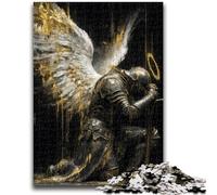 Jigsaw Puzzles for Adults 1000 Piece Ten Medieval Angel Knights 1000 Pieces for Teenagers,Educational Games Home Decoration Unique Home Decor And Gifts (26x38cm)