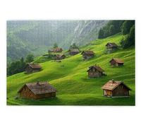 Jigsaw Puzzles for Adults 1000 Piece, The Alps Puzzles for Adults, Impossible Puzzle 1000 Pieces, Family Educational Wooden Puzzle, Challenging Jigsaws, Gift Box Packaging, Gifts for Women, Men, B-59