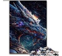 Jigsaw Puzzles for Adults 1000 Piece The Blue Old Space Dragon, for Ages 14 And over Each Piece Is Unique - Fun And Challenging Game for The Whole Family Good Gift (Size 50x75cm)