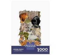 Jigsaw Puzzles for Adults 1000 Piece The Cats Puzzles for Adults Relaxing Games Enhance Memory Challenging Game Gifts 38x26cm/1000pcs