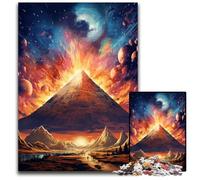 Jigsaw Puzzles for Adults 1000 Piece The Colorful Psychedelia of Egypt’s Space Desert Puzzles for Adults Perfect for Birthday Christmas 1000 PCS(75x50cm)