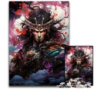 Jigsaw Puzzles for Adults 1000 Piece The Colorful Psychedelic Way of The Samurai Puzzles for Adults Perfect for Birthday Christmas 1000 PCS(75x50cm)