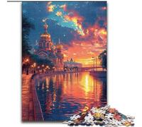 Jigsaw Puzzles for Adults 1000 Piece The Colourful Taj Mahal Jigsaw Made of cardboard, Idea, Humorous Artwork, Detailed Artwork 1000pcs(26x38cm)