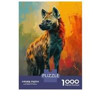 Jigsaw Puzzles for Adults 1000 Piece The Crazy Hyena Puzzle for Adults Brain Teaser Game Presents for Women Fun Activities at Home 70x50cm/1000pcs