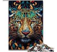 Jigsaw Puzzles for Adults 1000 Piece The Cunning Jaguar Jigsaw Made of cardboard, for Birthdays, Christmas, Halloween, Thanksgiving, Easter 1000pcs(26x38cm)