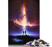 Jigsaw Puzzles For Adults 1000 Piece The Event Horizon Lovers Puzzle Jigsaw For Adults Challenging Game (38x26cm)