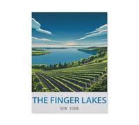 Jigsaw Puzzles for Adults 1000 Piece，The Finger Lakes New York，Difficult Puzzle Perfect Educational Gift for Boys And Girls（75x50cm）-O83