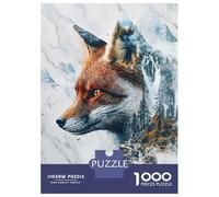 Jigsaw Puzzles for Adults 1000 Piece The Foxs Mystic Domain Puzzles for Adults Hands-on Game Stress Reliever Stress Reduction Gifts 38x26cm/1000pcs