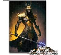 Jigsaw Puzzles for Adults 1000 Piece The God Anubis Made of Wood, for Teenagers & Teens, Ideal Birthday 50x75cm for Family Interactive Game