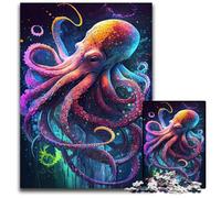 Jigsaw Puzzles for Adults 1000 Piece The Intelligent Octopus Puzzles for Adults Educational Toy for Teenagers, Home Office Decor 26X38CM/10.23x14.96inch