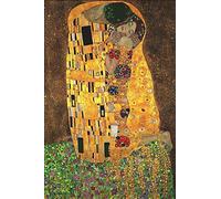 Jigsaw Puzzles for Adults 1000 Piece The Kiss by Gustav Klimt 27.56 x 19.69 Inch Jigsaw Puzzles for Adults Educational Game Challenge Toy 1000 Pieces Puzzle for Adults Kids