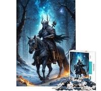 Jigsaw Puzzles for Adults 1000 Piece The Knight in The Woods Fun at Home Activities, Improve Memory Home Decoration Toys for Age 14+ Game (38x52cm)