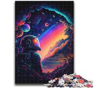 Jigsaw Puzzles for Adults 1000 Piece The Last Astronaut Help The Brain Exercise Addictive Toys to Cultivate Patience Artists Collection, Fine Art 50x75cm