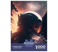 Jigsaw Puzzles for Adults 1000 Piece The Last Astronaut Jigsaw Puzzle Brain Teaser Game Stress Reliever Unique Birthday And Xmas Gifts 52x38cm/1000pcs