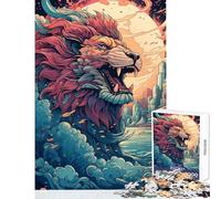 Jigsaw Puzzles for Adults 1000 Piece The Merlion Singapore Brain Teaser Game Tough Challenge DIY Toys Unique Birthday And Xmas Gifts (38X26CM)