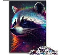 Jigsaw Puzzles for Adults, 1000 Piece The Naughty Raccoon Puzzle for Teenagers Family Educational Games Home Decoration Gift (size : 26x38cm)