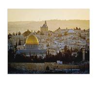 Jigsaw Puzzles for Adults 1000 Piece，The Old City of Jerusalem in the Evening Light，Difficult Puzzle Perfect Educational Gift for Boys And Girls（38x26cm）-V91