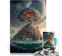 Jigsaw Puzzles for Adults 1000 Piece The Painted World Lernspiele DIY Spielzeug Einzigartige Wohndekoration und Geschenke38x26cm