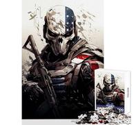 Jigsaw Puzzles for Adults 1000 Piece The Patriotic Commando Jigsaw Puzzles 1000 Relaxing Games Birthday Gifts Perfect Decoration (50x75cm)