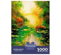 Jigsaw Puzzles for Adults 1000 Piece The Pond Adult Jigsaw Relax Games Difficult Challenge Fun Activities at Home 38x26cm/1000pcs