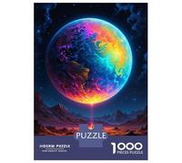 Jigsaw Puzzles for Adults 1000 Piece The Rainbow Planet Earth Adult Puzzles Toy Wall Decor Wall Decoration Deal As Gifts for The Whole Family 38x26cm/1000pcs