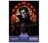 Jigsaw Puzzles for Adults 1000 Piece The Vampire Count Jigsaw for Adults Fun Games Wall Art Unique Birthday And Xmas Gifts 38x26cm/1000pcs