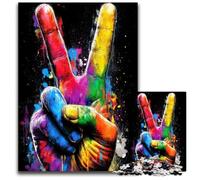 Jigsaw Puzzles for Adults, 1000 Piece The Yeah Gesture Puzzle Challenging Game Toys, Unique Birthday And Gifts for Age 14 Years Up 26X38CM