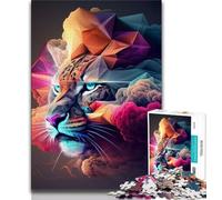 Jigsaw Puzzles for Adults 1000 Piece Tiger in Smoke Teenager Jigsaw,Challenging Game Toys Wall Decoration Unique Birthday And Xmas Gifts (size 38x26cm)