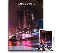 Jigsaw Puzzles for Adults 1000 Piece Times Square Challenging Game Toys Presents for Women Birthday Gifts Size 50x75cm