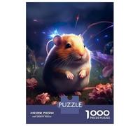 Jigsaw Puzzles for Adults 1000 Piece Tiny Hamster on Mars Adult Jigsaw Anti-Stress Toys Perfect Decoration Fun Activities at Home 52x38cm/1000pcs