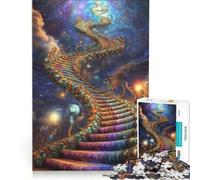 Jigsaw Puzzles for Adults 1000 Piece To The Unknown Brain Teaser Game Stress Reliever Wishlist with Santa Claus 50x75cm