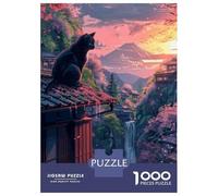Jigsaw Puzzles for Adults 1000 Piece Tokyo at Sunset Puzzles for Adults Relax Games Pattern Assembly Christmas Birthday Gifts 38x26cm/1000pcs